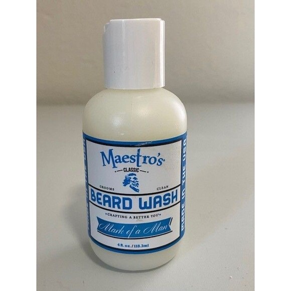Maestro's Classic Mark of a Man Blend Beard Wash - 4 fl oz - Picture 1 of 3